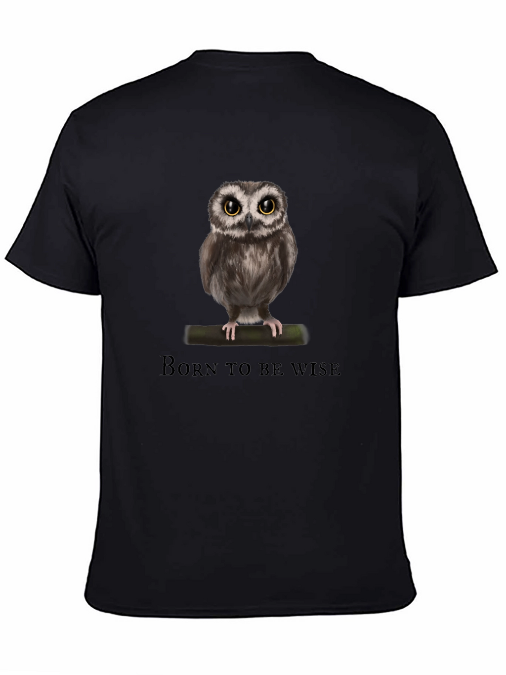 Born to be Wise Owl Graphic T-Shirt