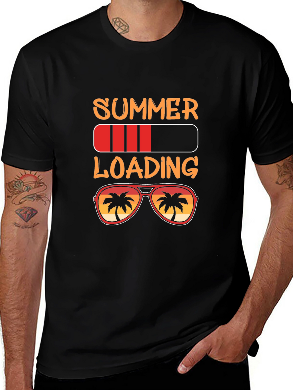 Summer Loading Graphic Tee - Vacation Ready!