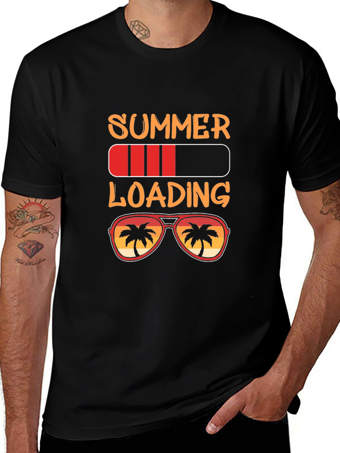Summer Loading Graphic Tee - Vacation Ready!