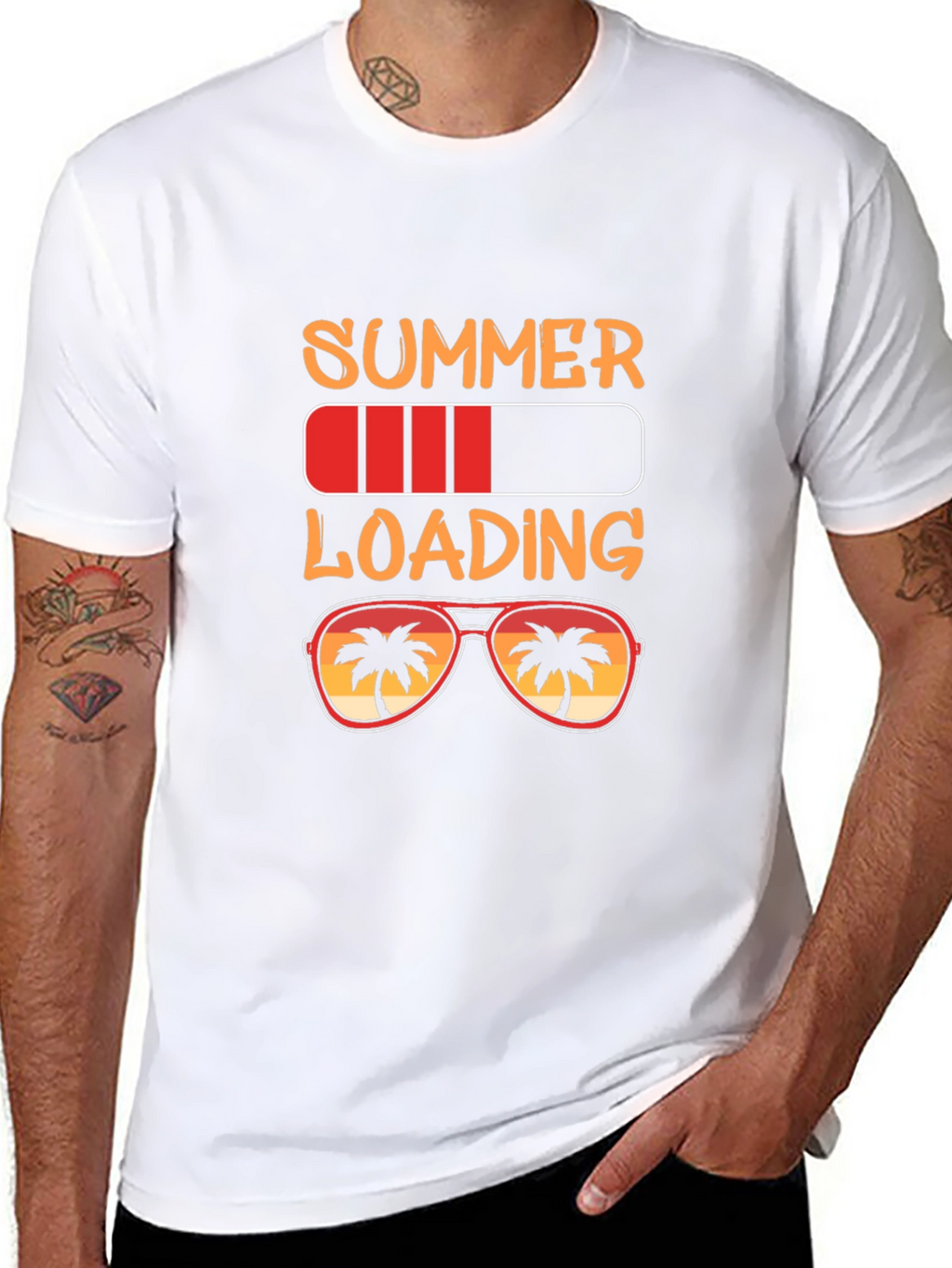 Summer Loading Graphic Tee - Vacation Ready!