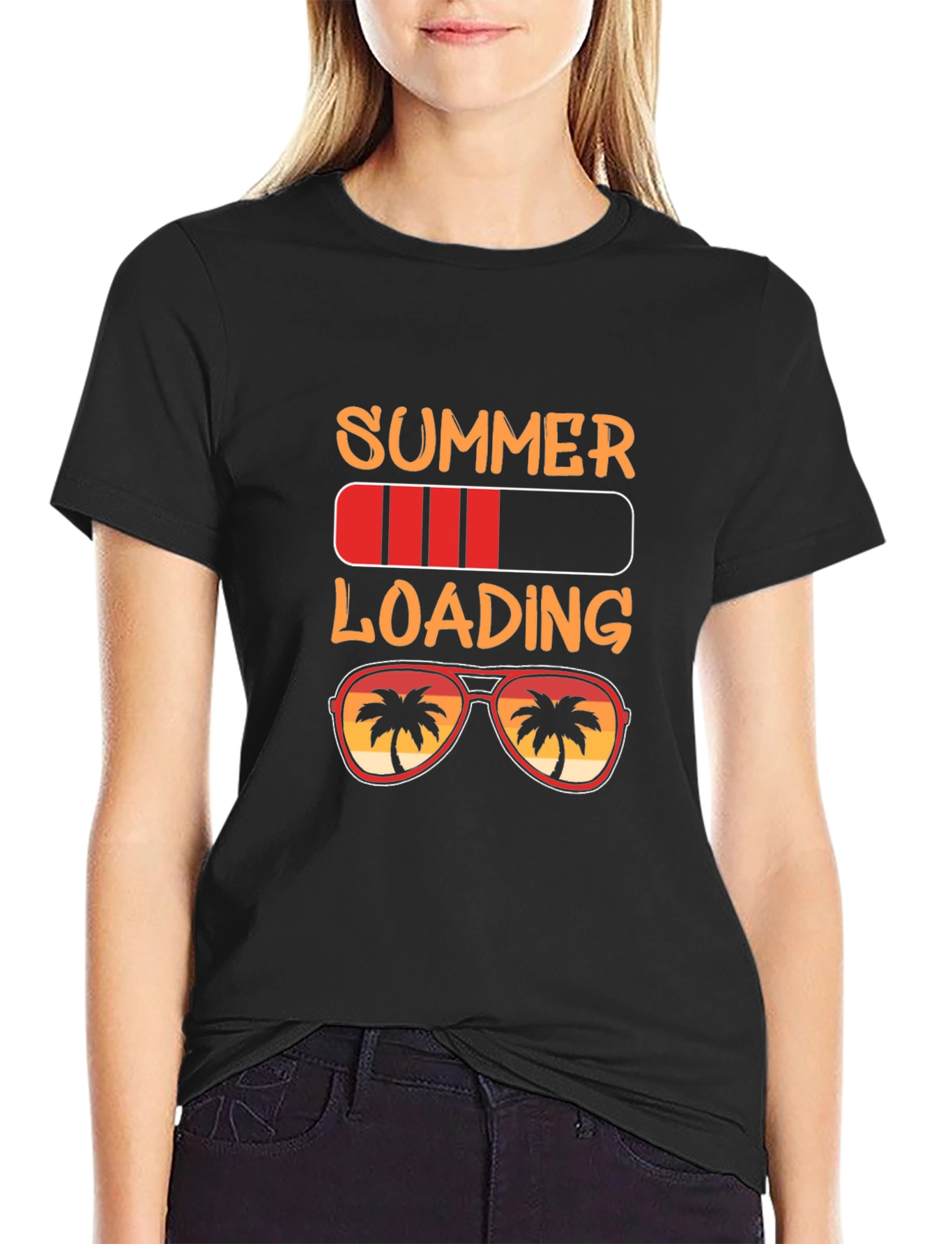 Summer Loading Graphic Tee - Vacation Ready!