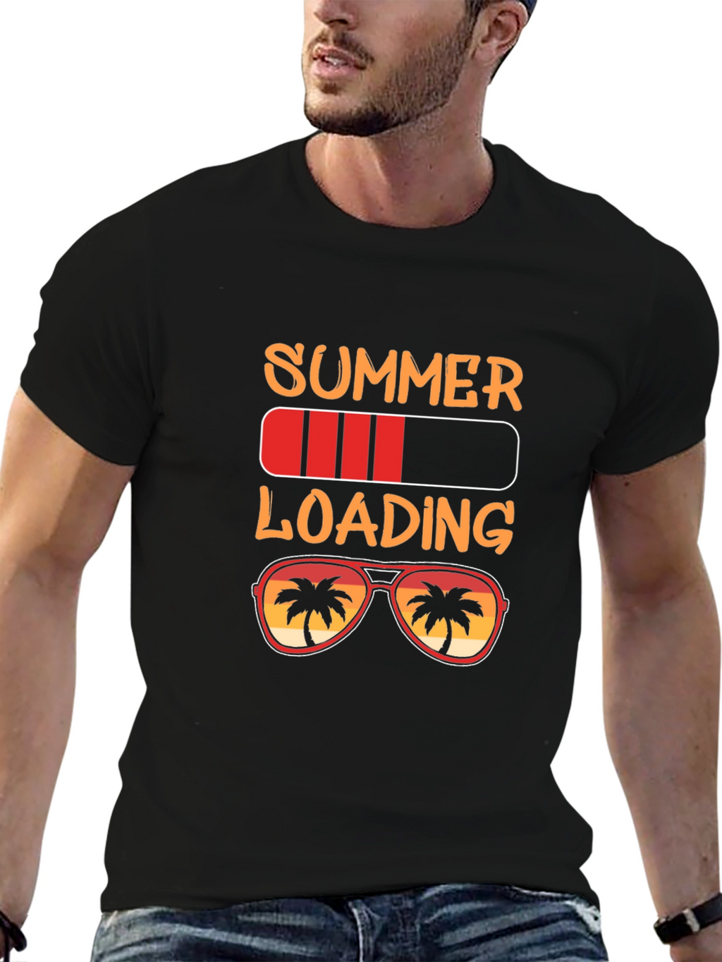 Summer Loading Graphic Tee - Vacation Ready!
