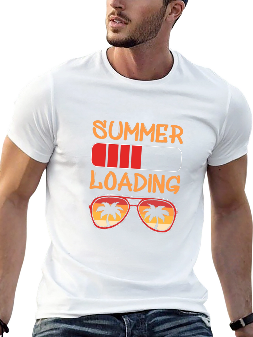 Summer Loading Graphic Tee - Vacation Ready!