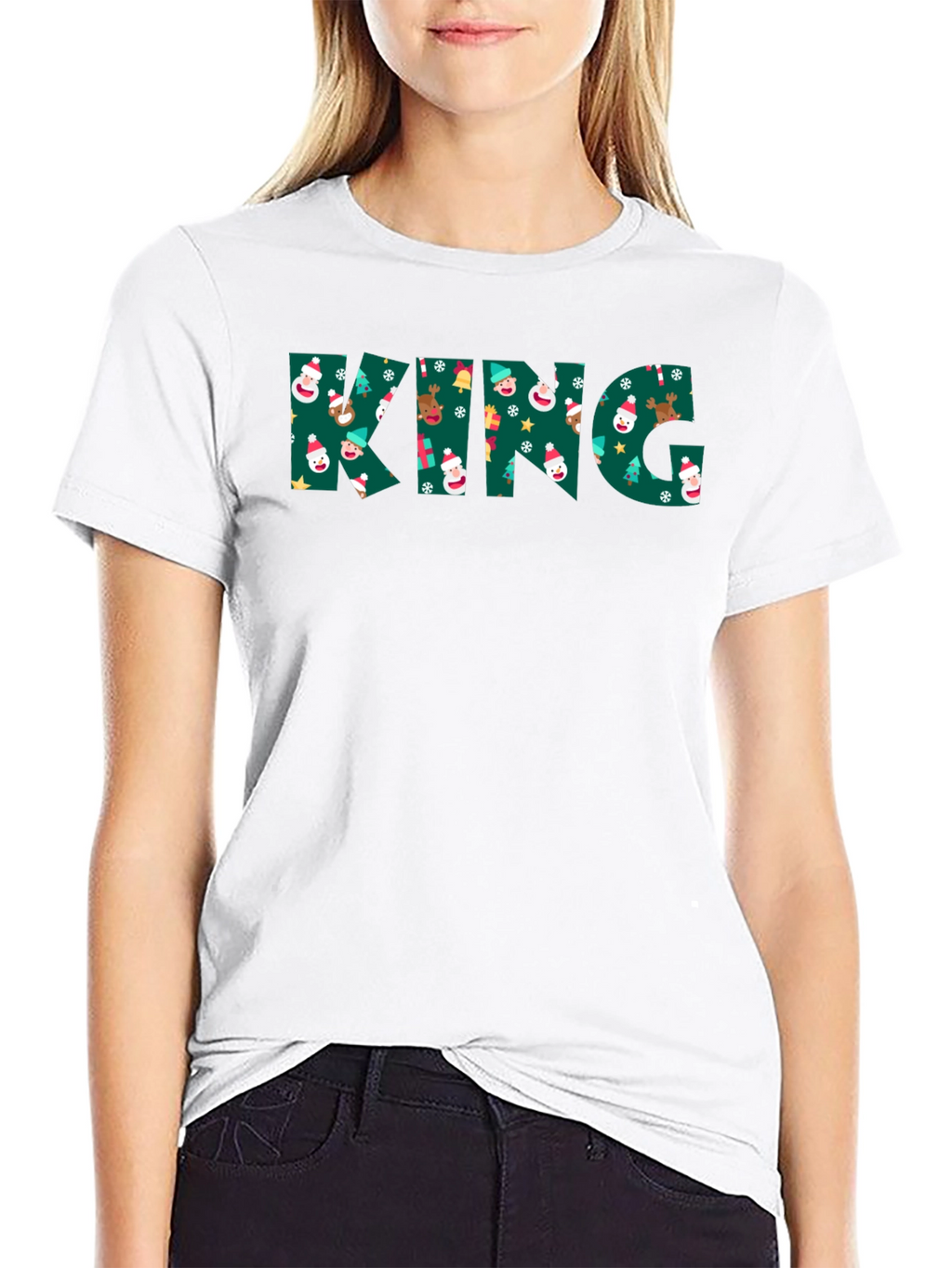 Christmas King T-Shirt Holiday Festive Tee