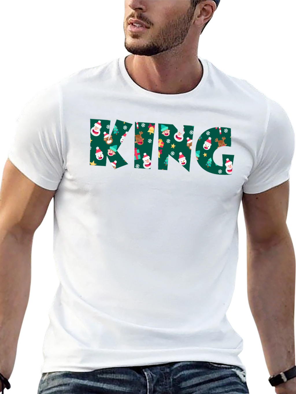 Christmas King T-Shirt Holiday Festive Tee