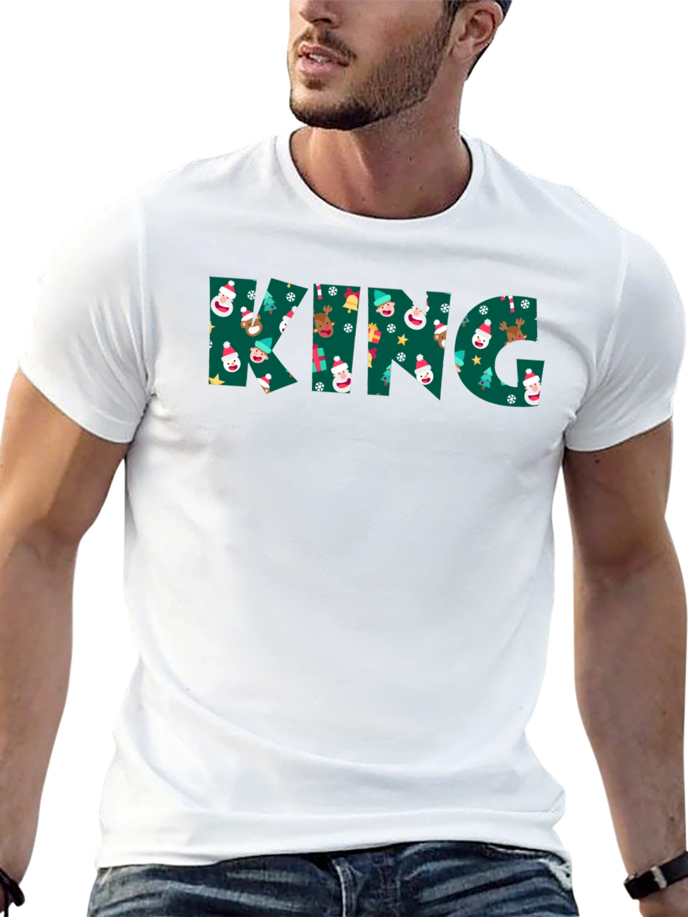 Christmas King T-Shirt Holiday Festive Tee