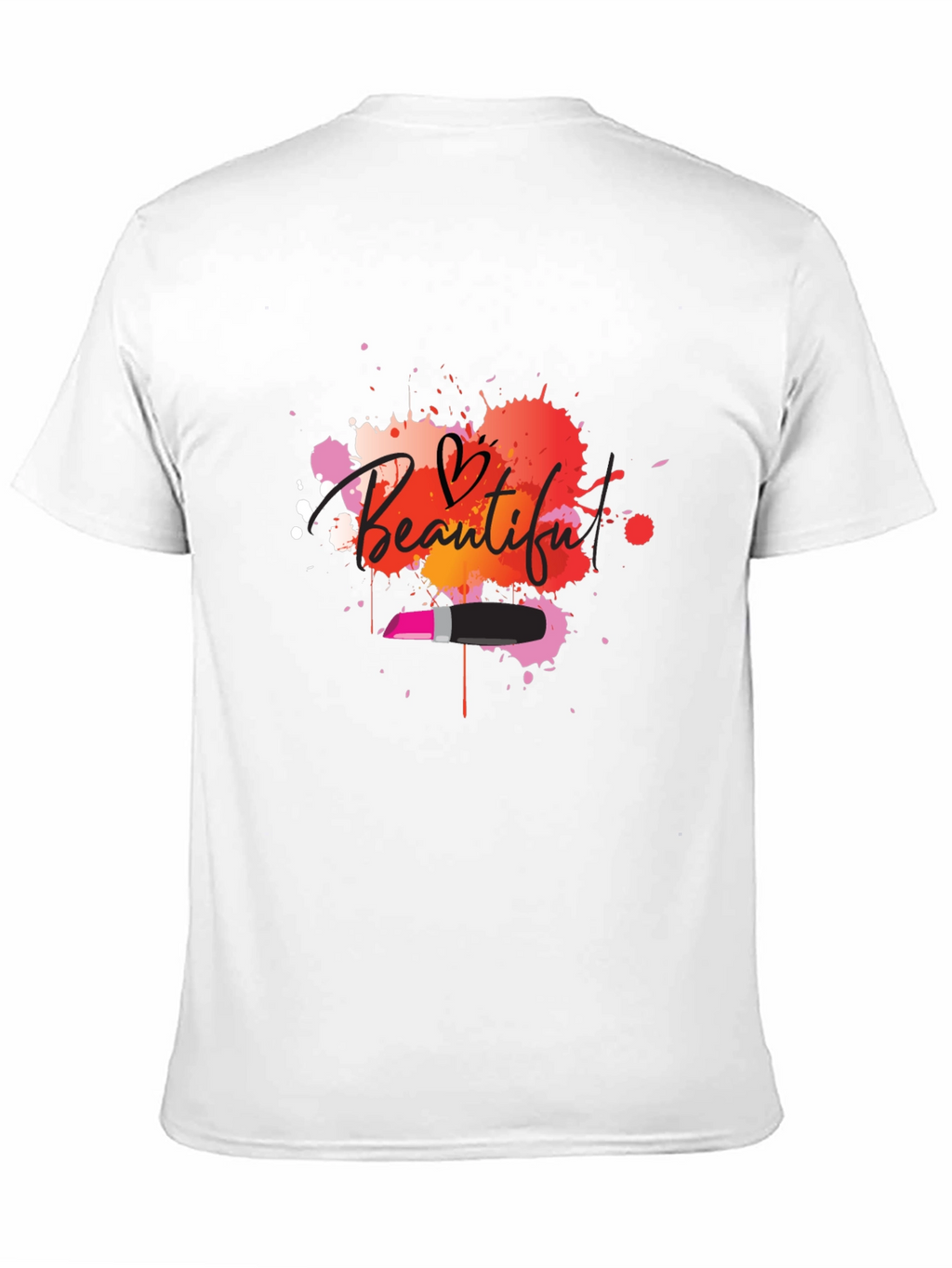 Beautiful Lipstick Graphic T-Shirt