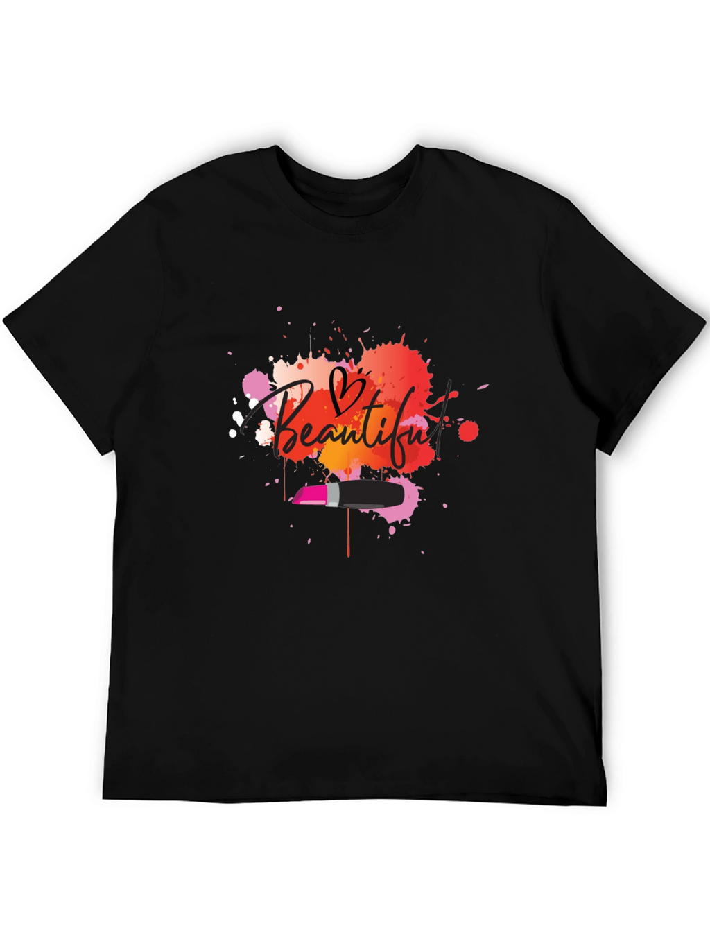 Beautiful Lipstick Graphic T-Shirt