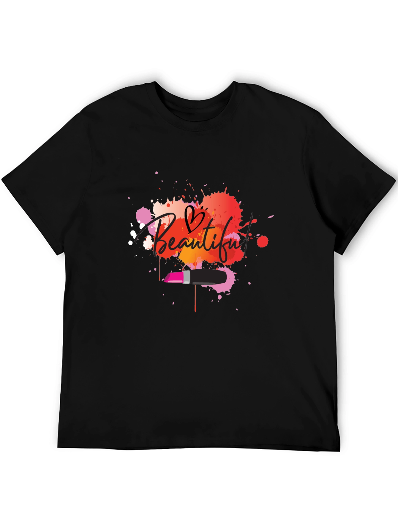 Beautiful Lipstick Graphic T-Shirt