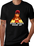 Even Jesus Rose Up T-Shirt - Falcons Fan Apparel