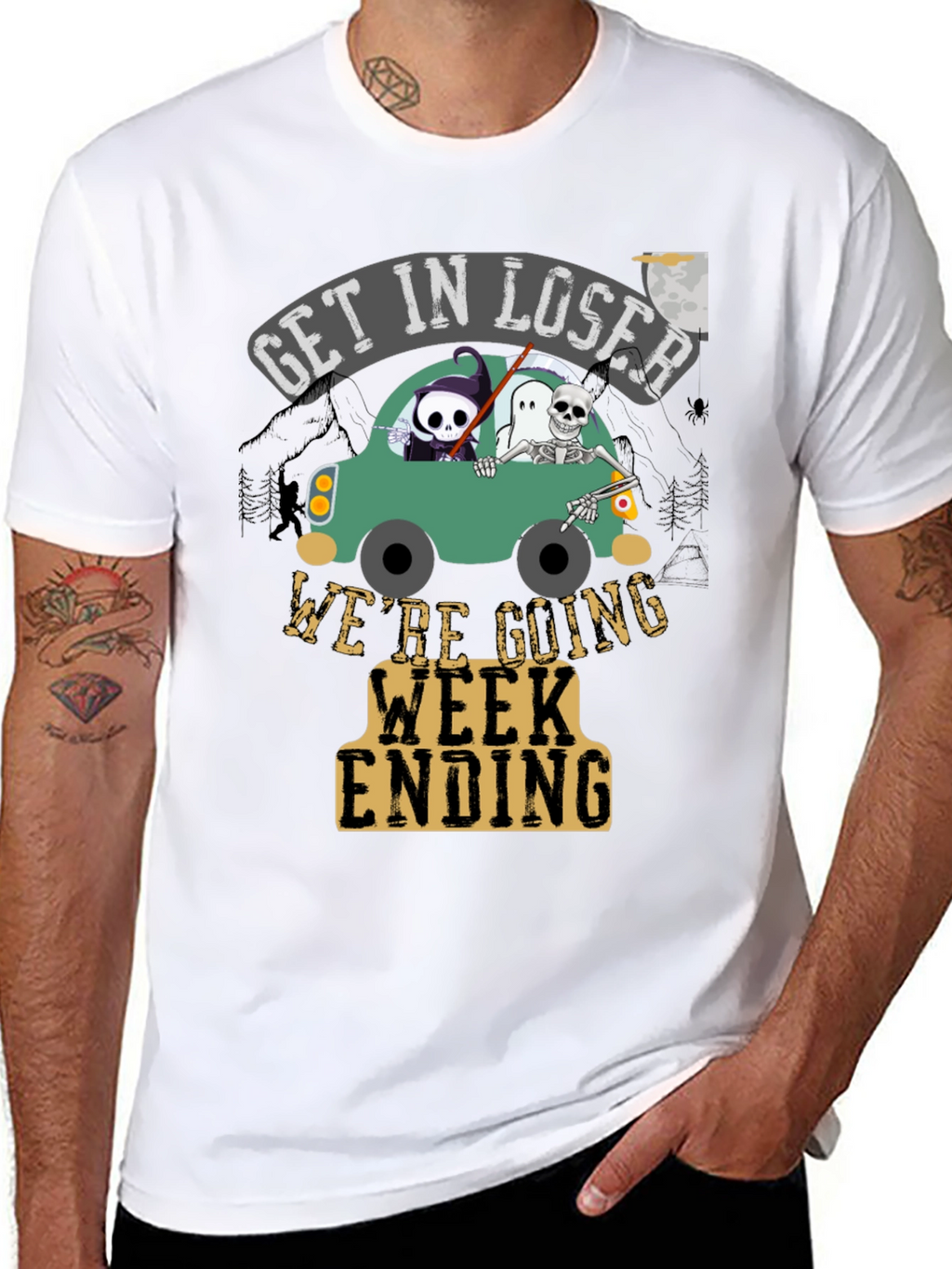 Get In Loser Were Going Week Ending T-Shirt