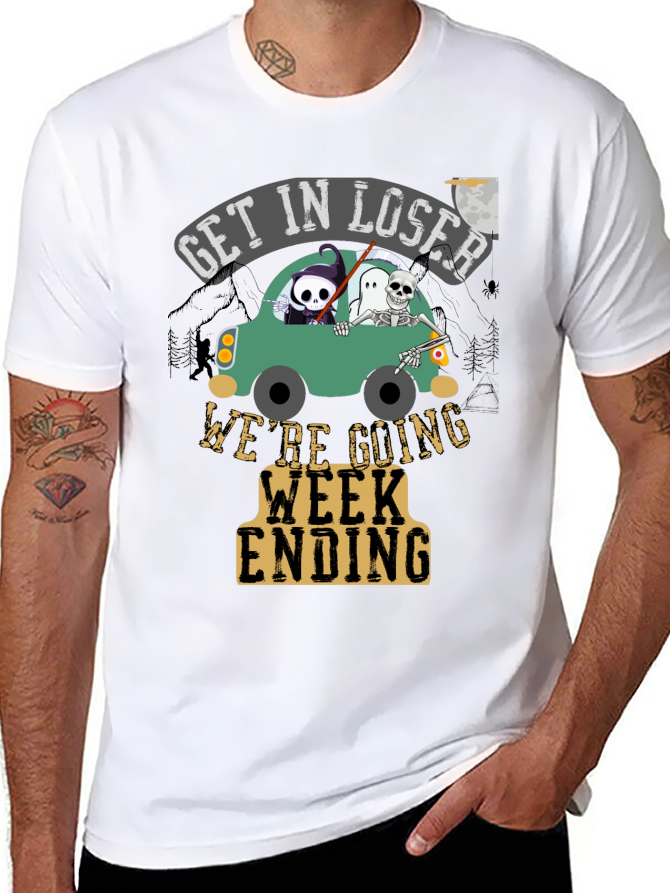 Get In Loser Were Going Week Ending T-Shirt