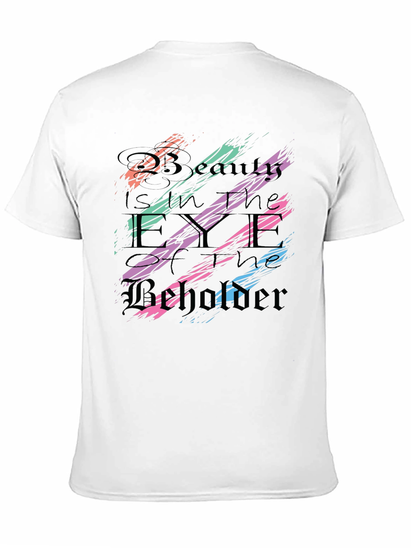Beauty Beholder Black T-Shirt Cool Graphic Tee