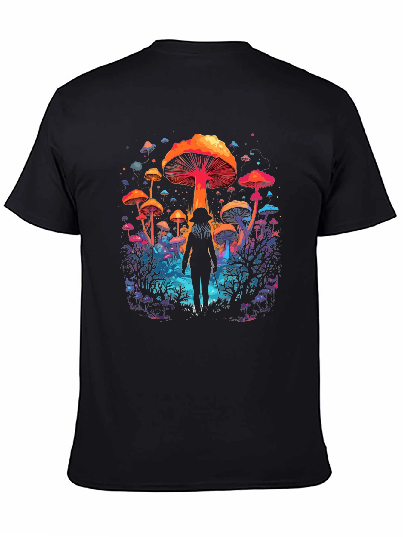 Mushroom Forest Graphic Tee - Unisex Soft Cotton T-Shirt