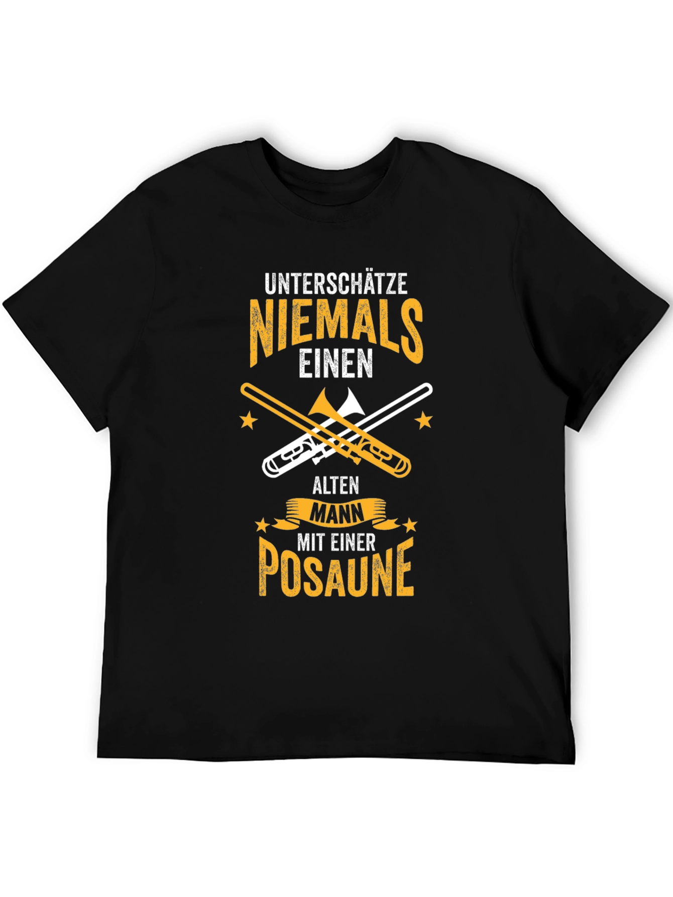 Unterschatze Niemals Posaune T-Shirt