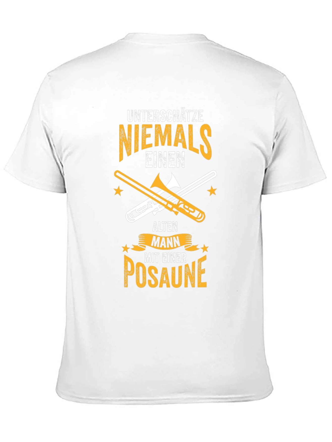 Unterschatze Niemals Posaune T-Shirt