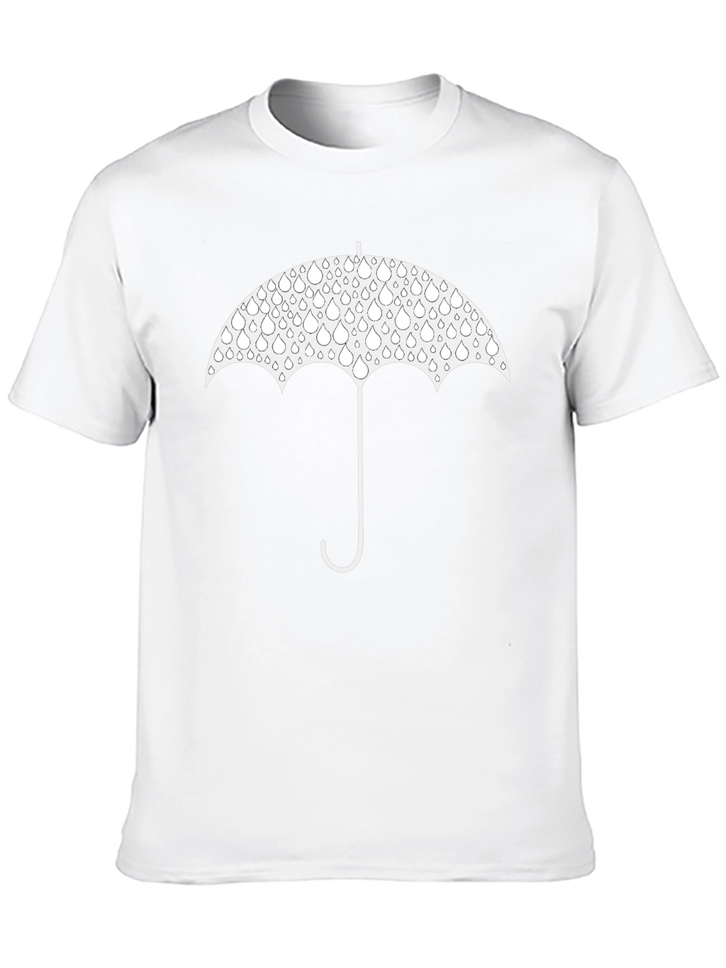 Umbrella Raindrop Graphic T-Shirt