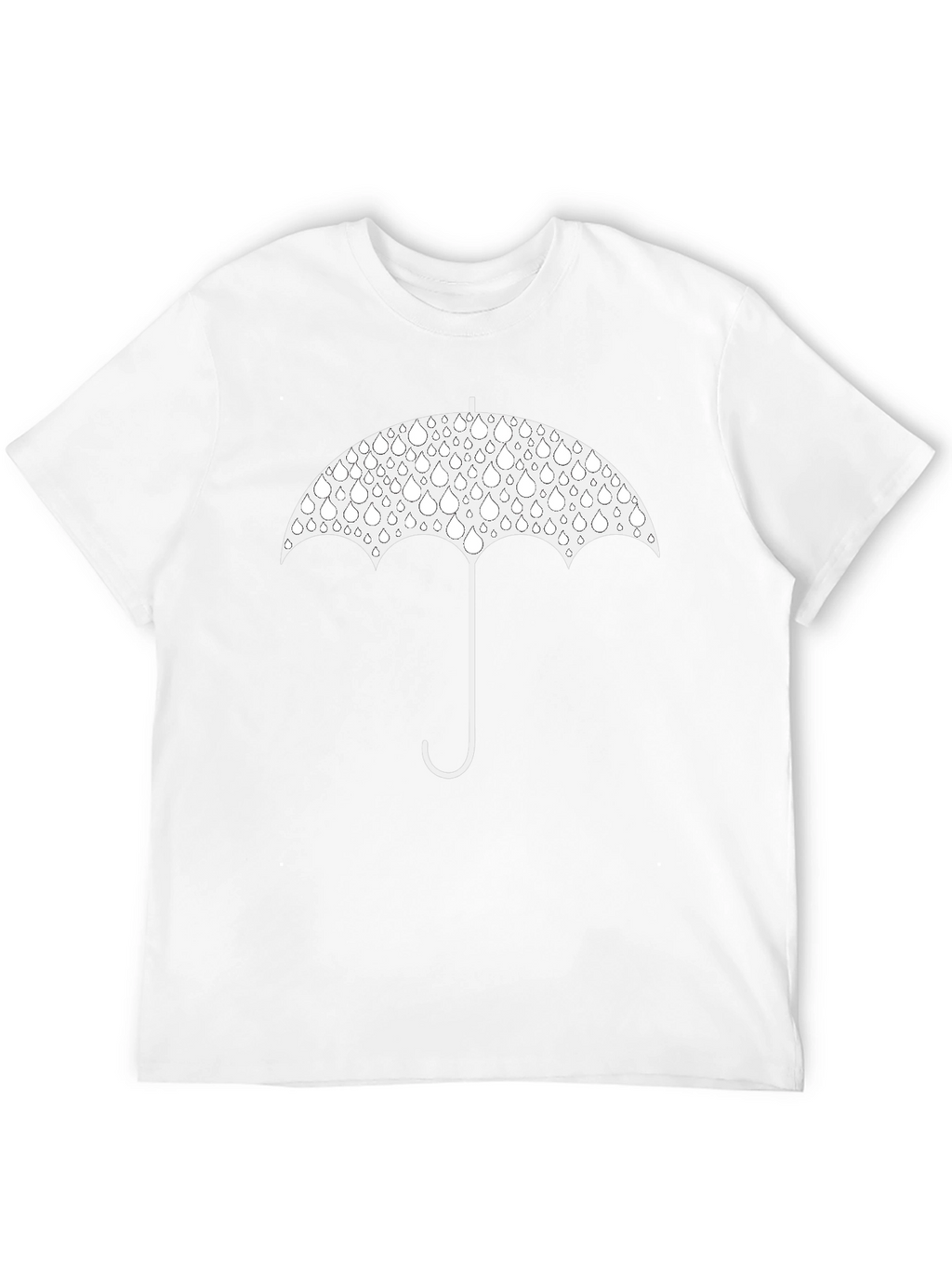 Umbrella Raindrop Graphic T-Shirt