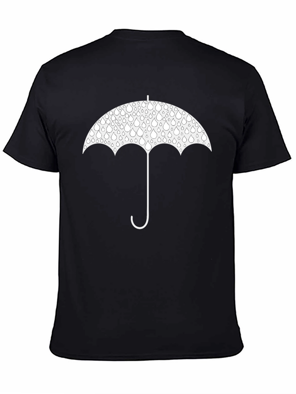 Umbrella Raindrop Graphic T-Shirt