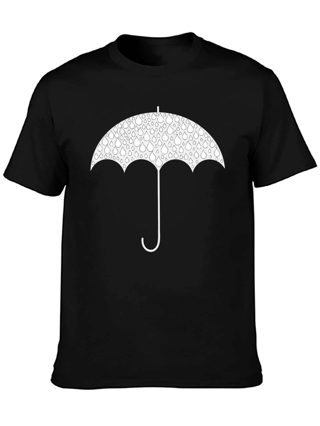 Umbrella Raindrop Graphic T-Shirt
