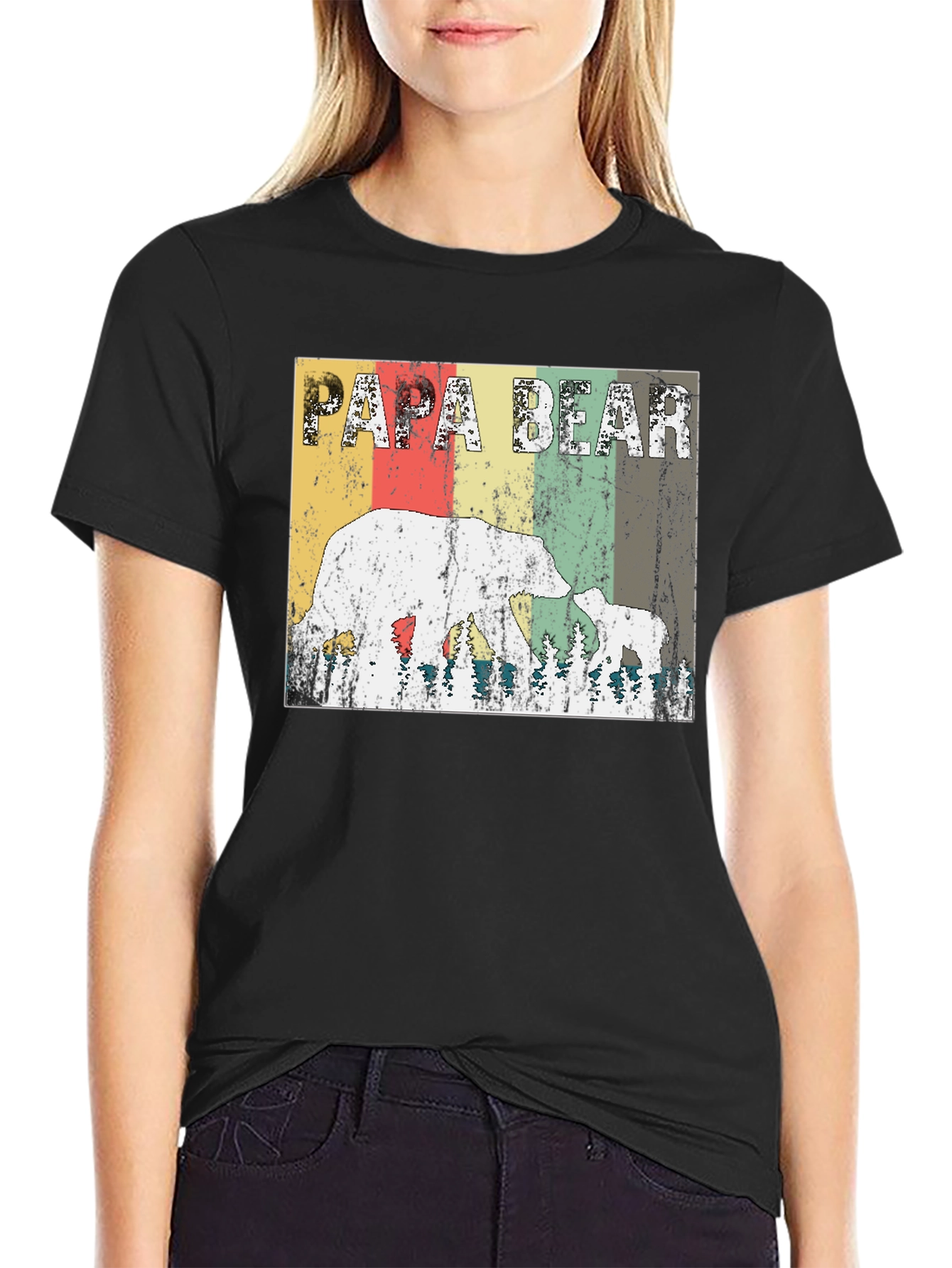 Papa Bear Vintage Graphic Tee