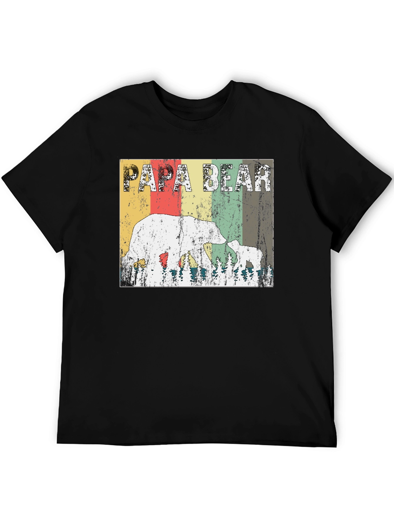 Papa Bear Vintage Graphic Tee