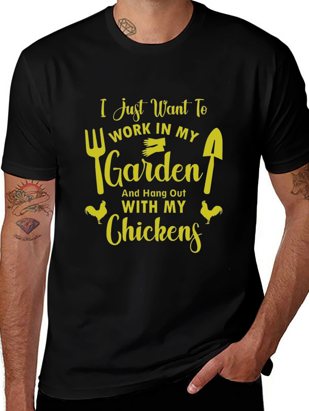 Gardening & Chickens T-Shirt
