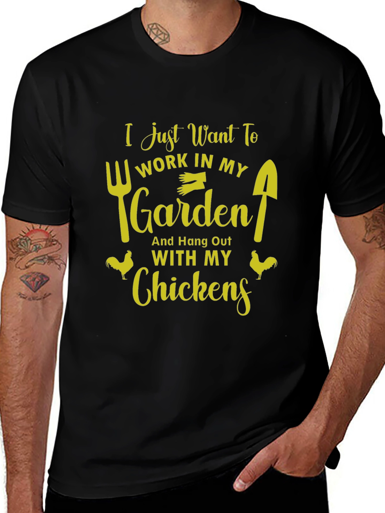 Gardening & Chickens T-Shirt