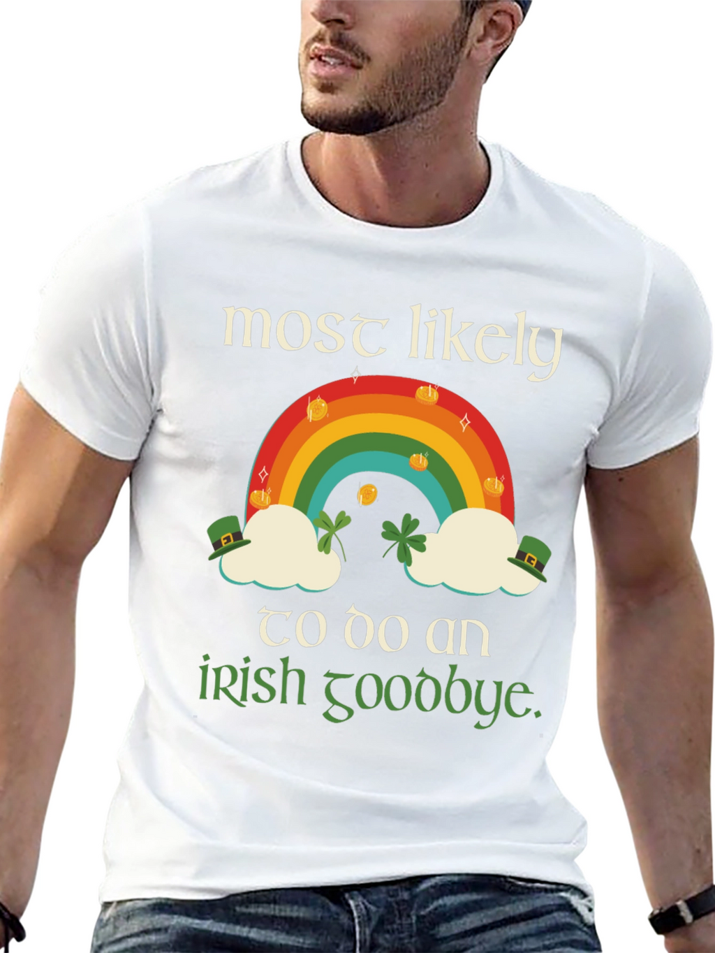 St. Patricks Day Rainbow Irish Goodbye T-Shirt