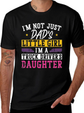 Truck Drivers Daughter Tee - Dads Little Girl