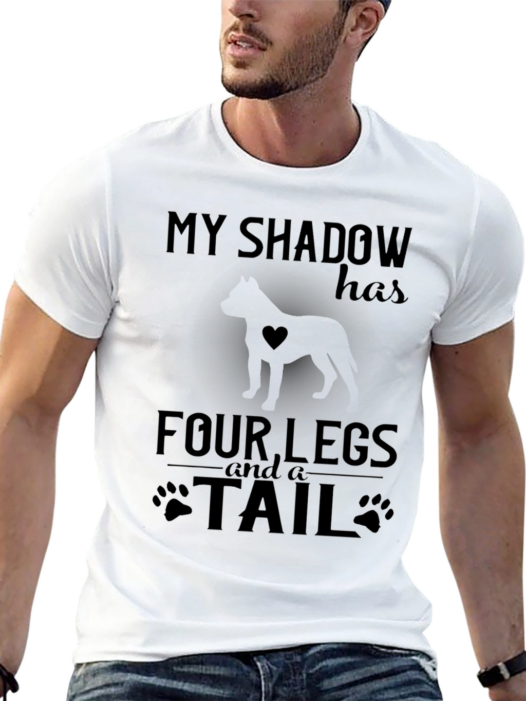 My Shadow Has Four Legs and a Tail T-Shirt