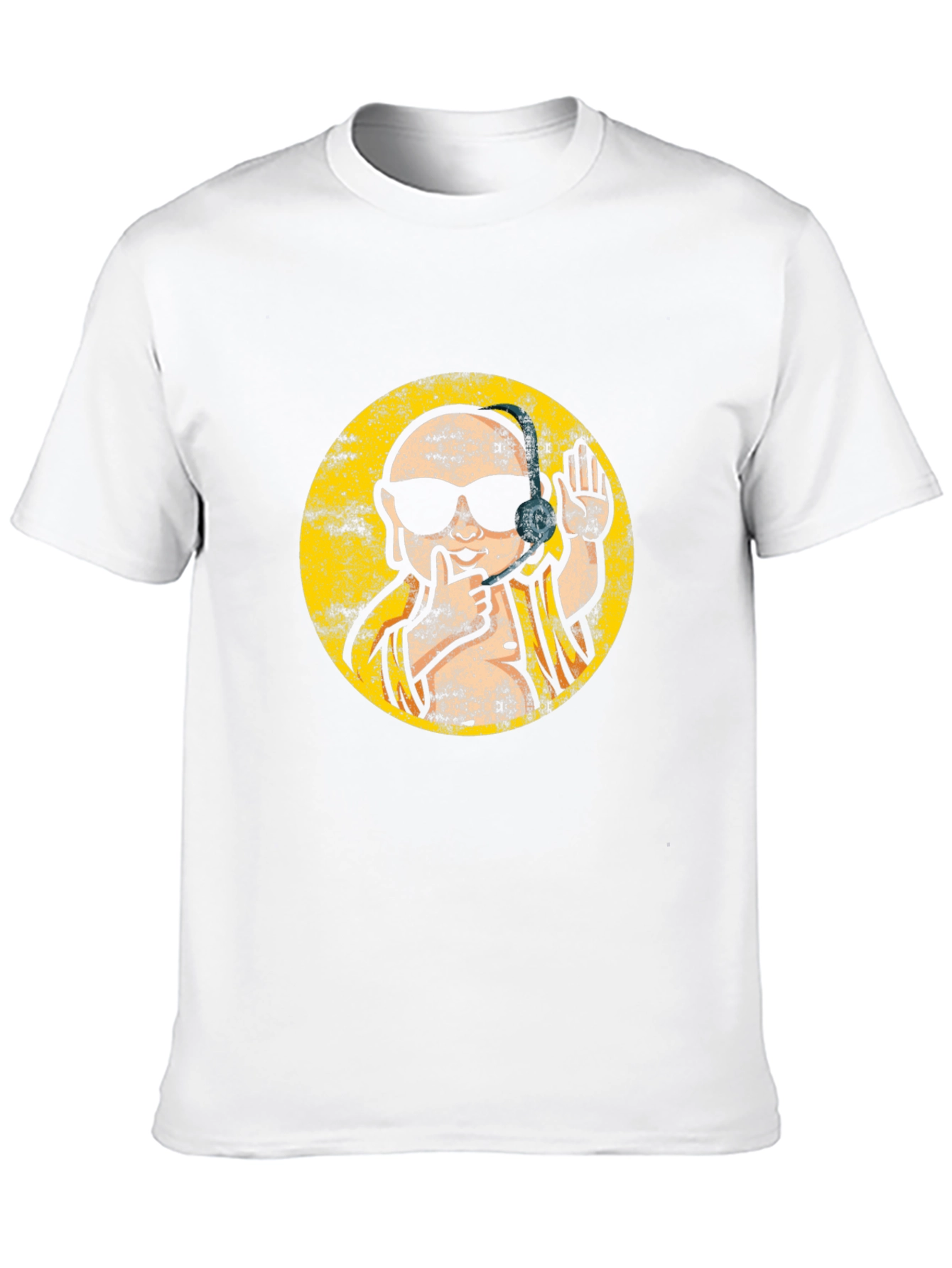 Cool Buddha Graphic Tee - Black T-Shirt