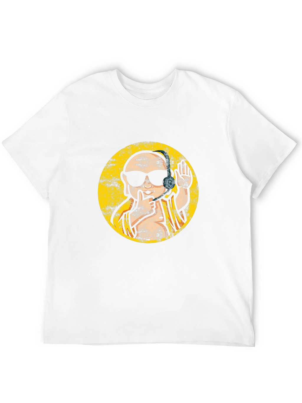 Cool Buddha Graphic Tee - Black T-Shirt