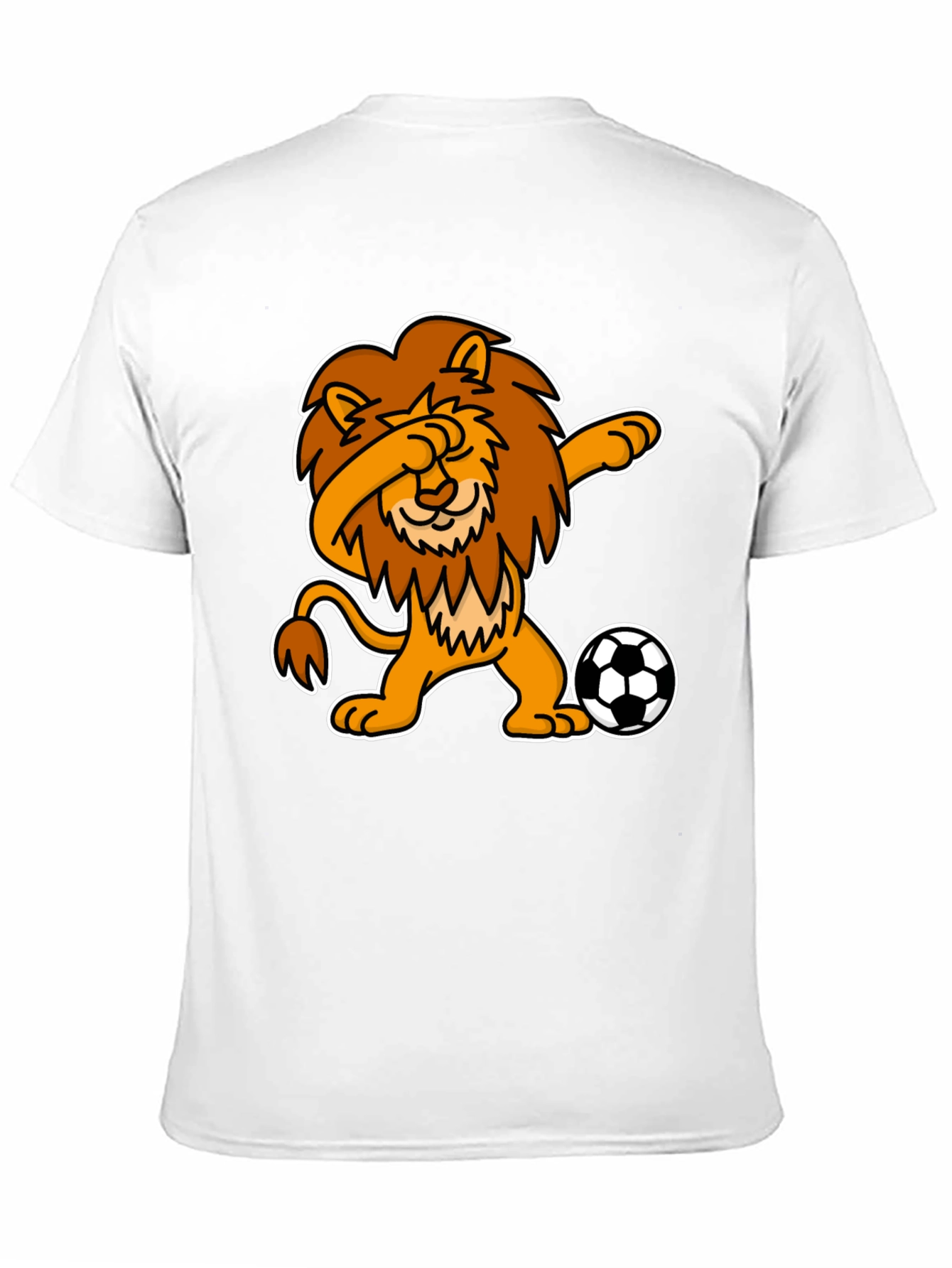 Dabbing Lion Soccer T-Shirt