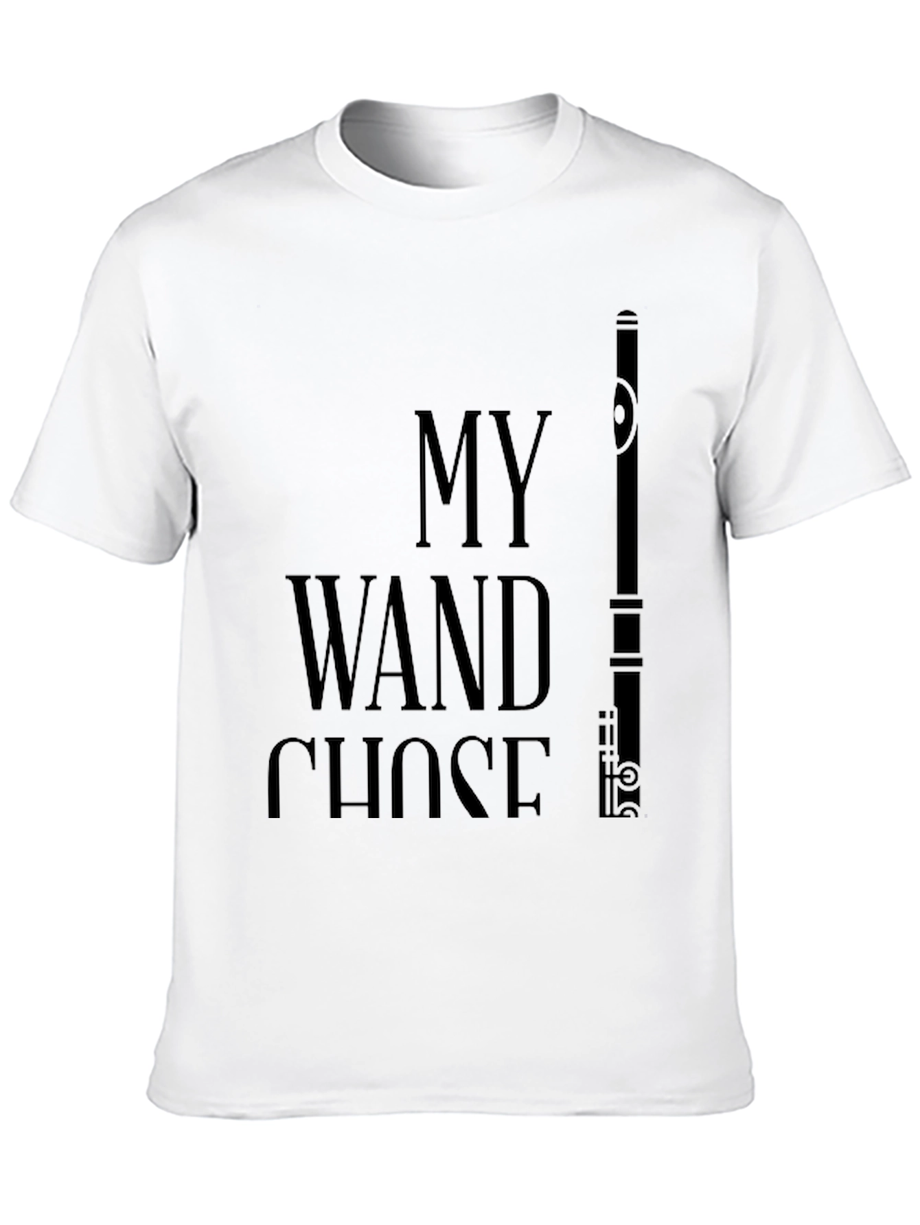 My Wand Chose Me Flute T-Shirt