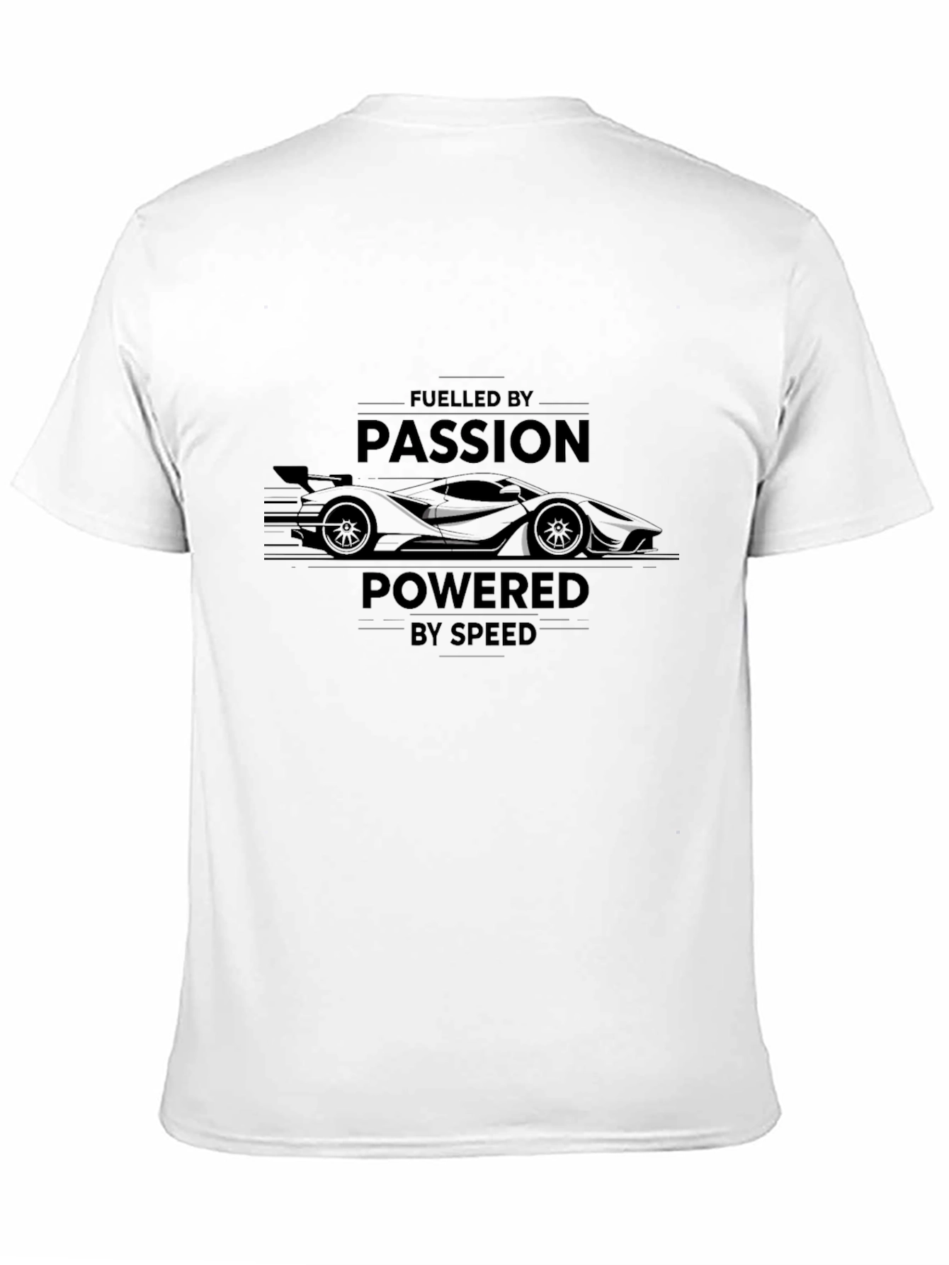 Fueled by Passion Black Graphic Tee