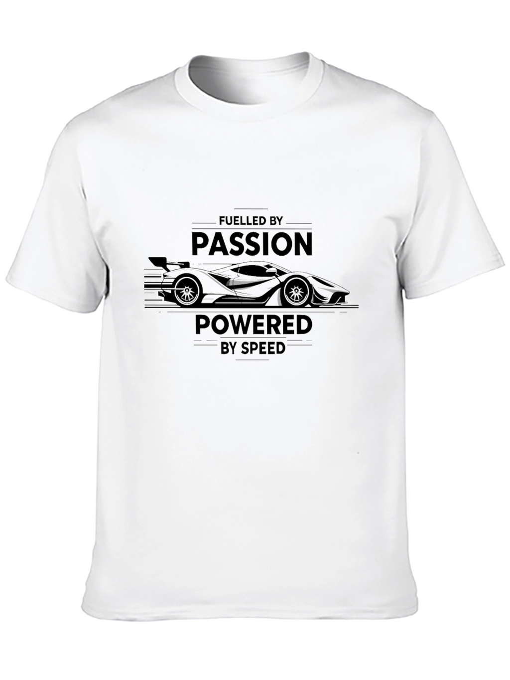Fueled by Passion Black Graphic Tee