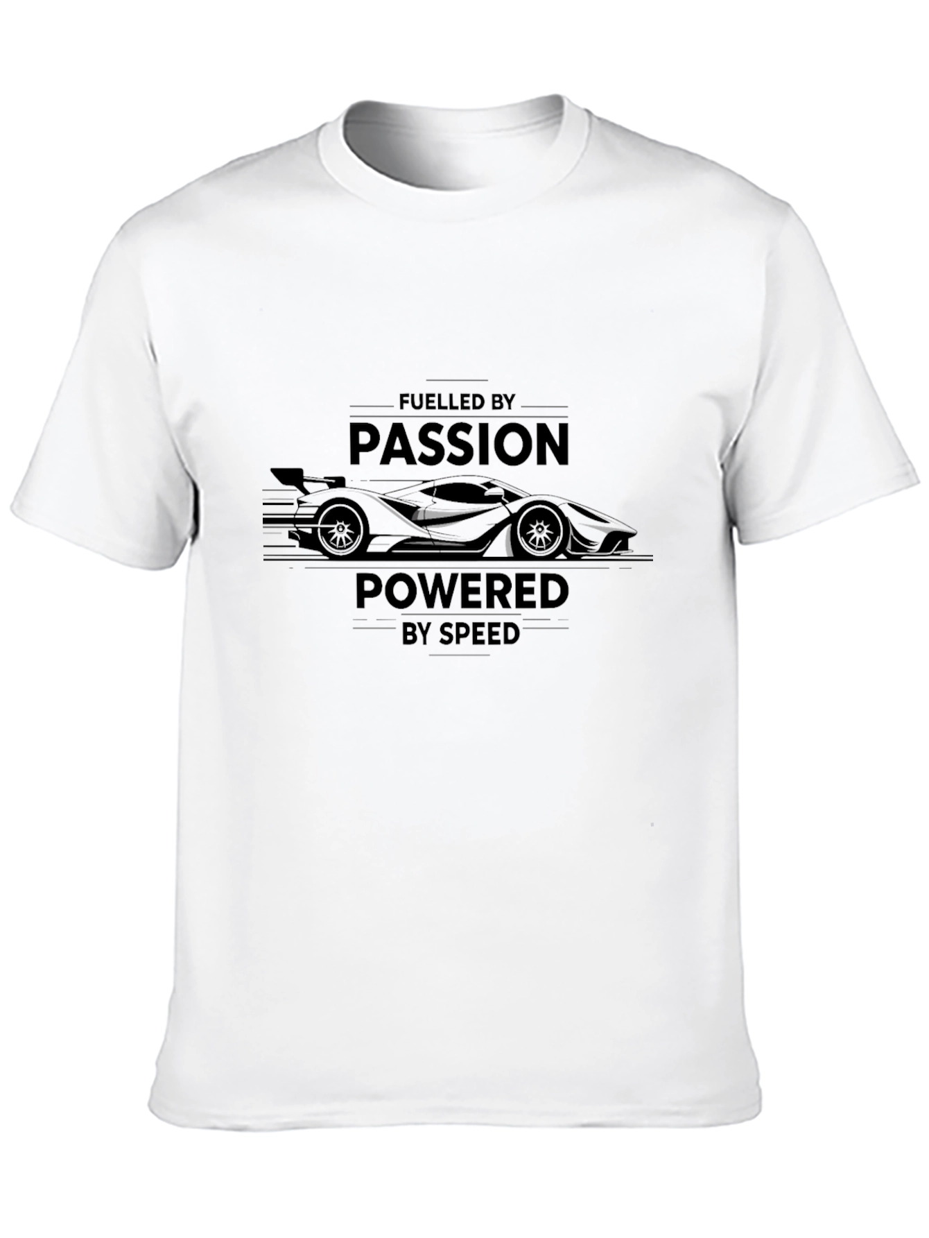 Fueled by Passion Black Graphic Tee