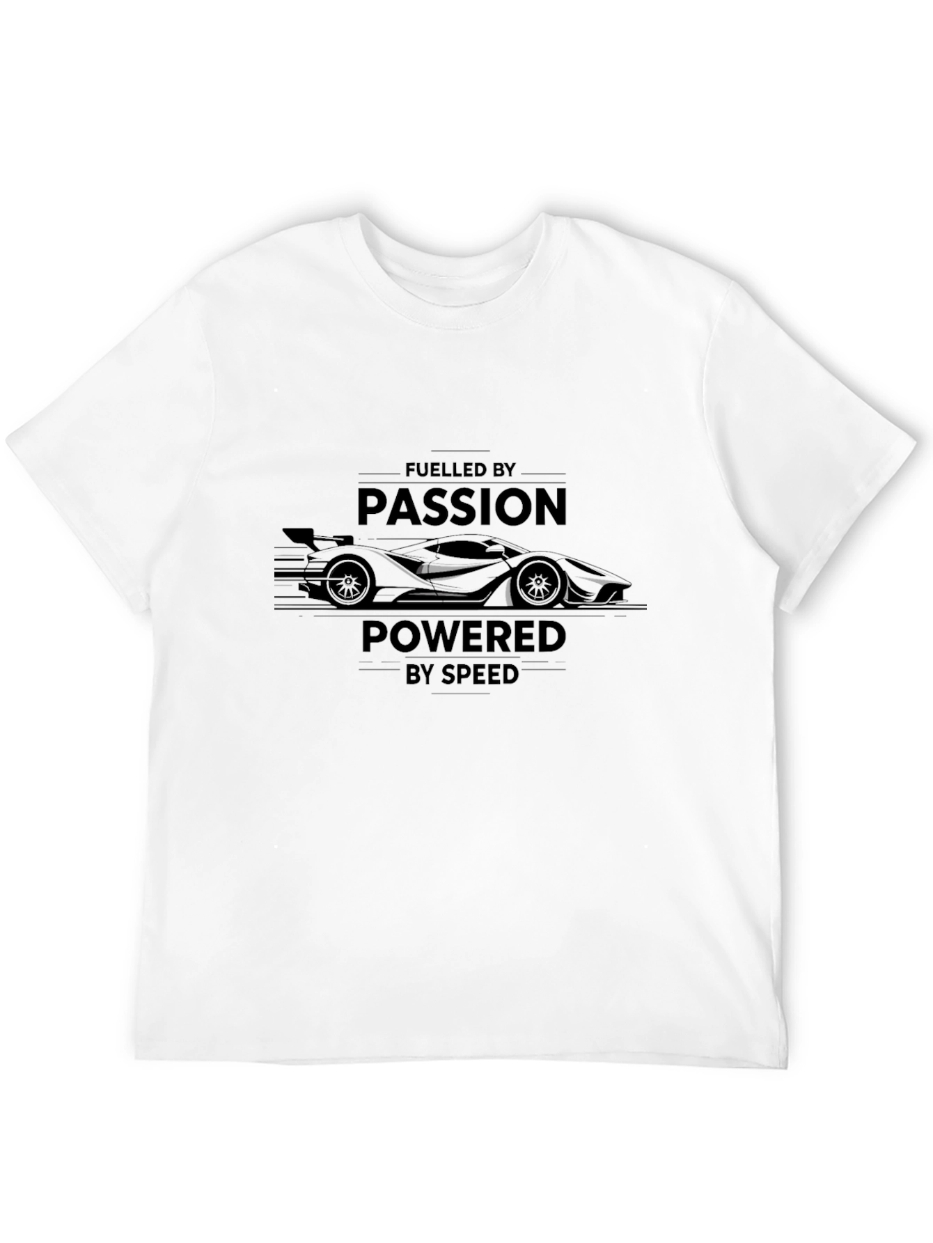 Fueled by Passion Black Graphic Tee