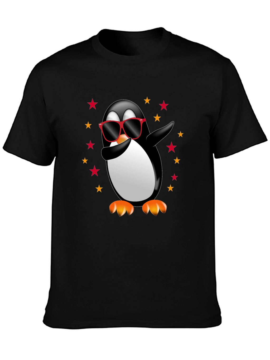 Dabbing Penguin T-Shirt - Cool Graphic Tee