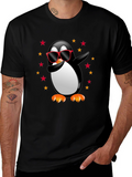 Dabbing Penguin T-Shirt - Cool Graphic Tee