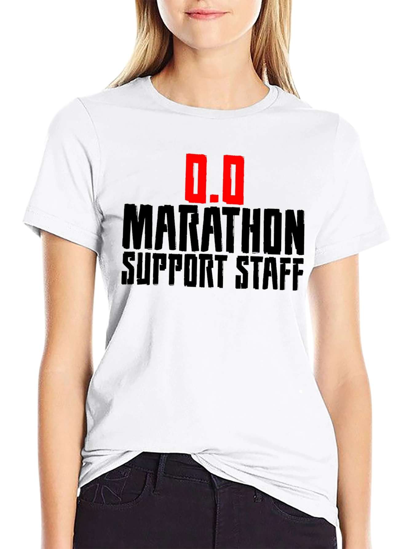 Marathon Support Staff T-Shirt - Black