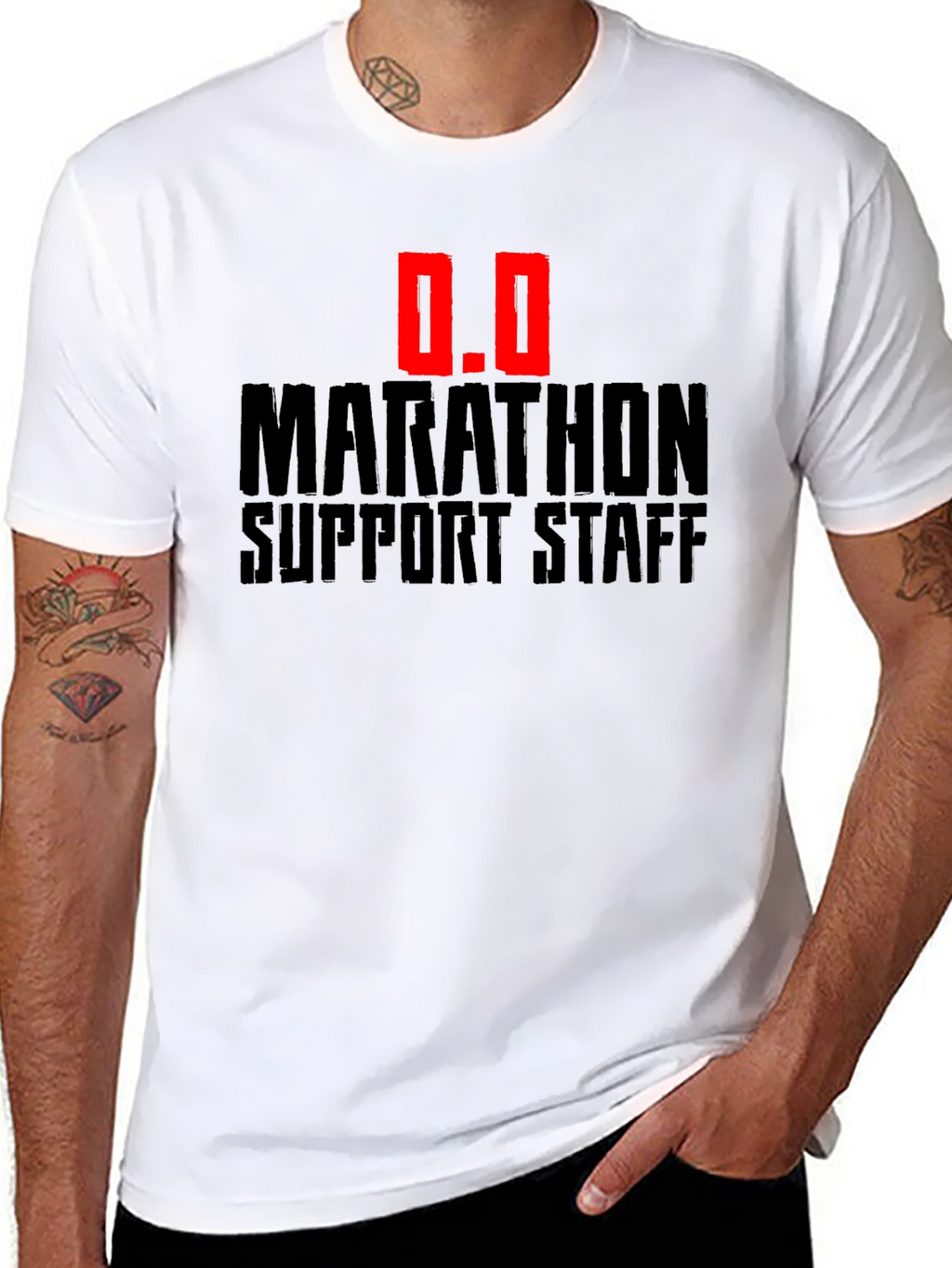 Marathon Support Staff T-Shirt - Black