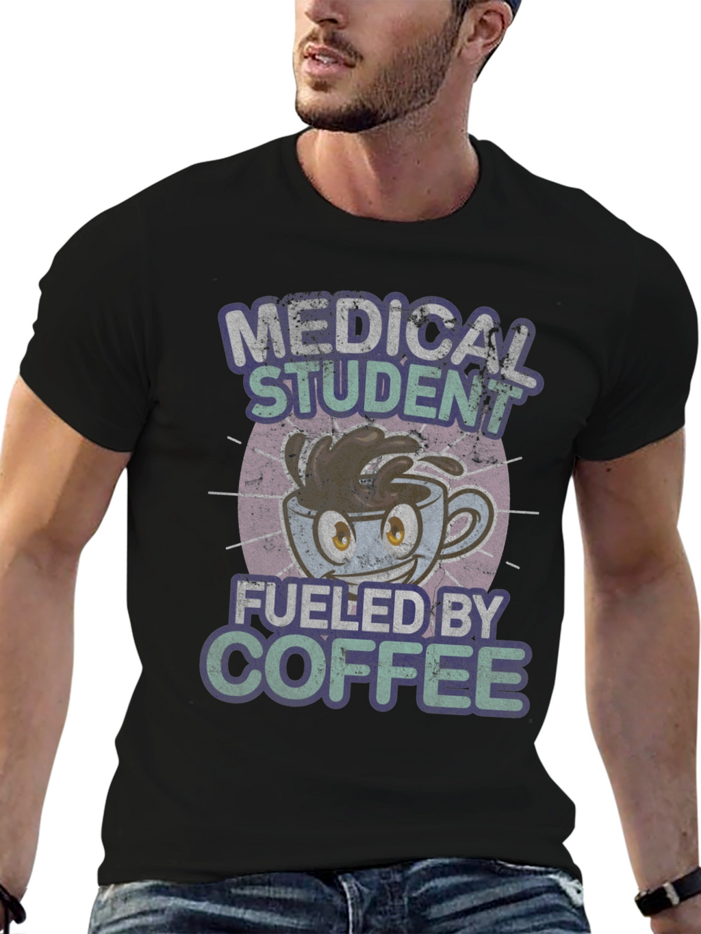 Medical Student Fuel Coffee Graphic Tee