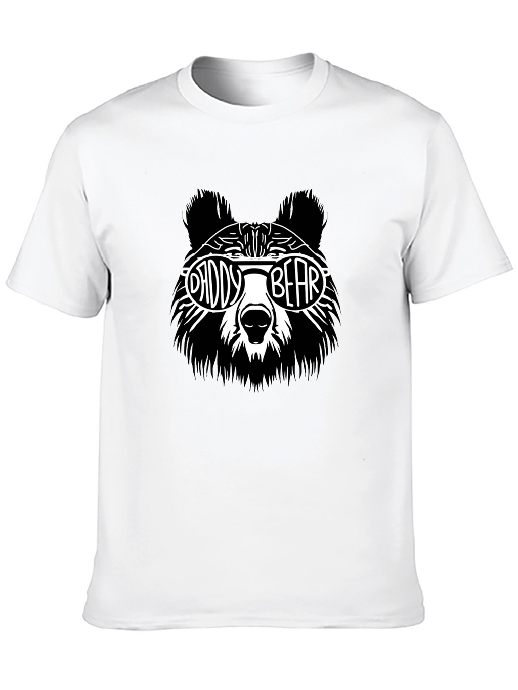 Daddy Bear Graphic T-Shirt - Black