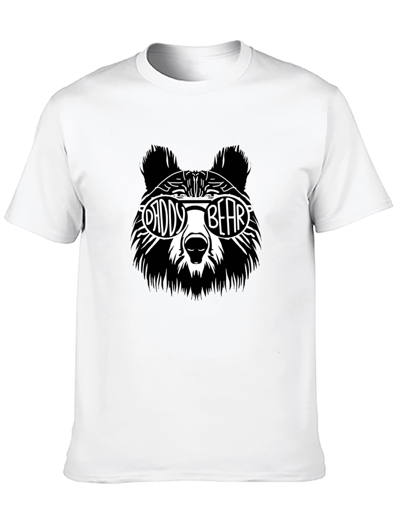 Daddy Bear Graphic T-Shirt - Black