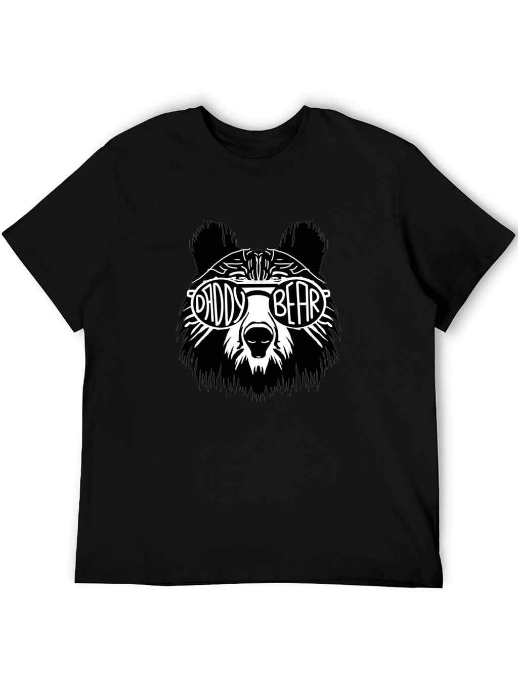 Daddy Bear Graphic T-Shirt - Black