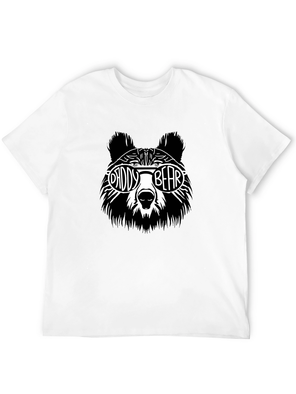 Daddy Bear Graphic T-Shirt - Black