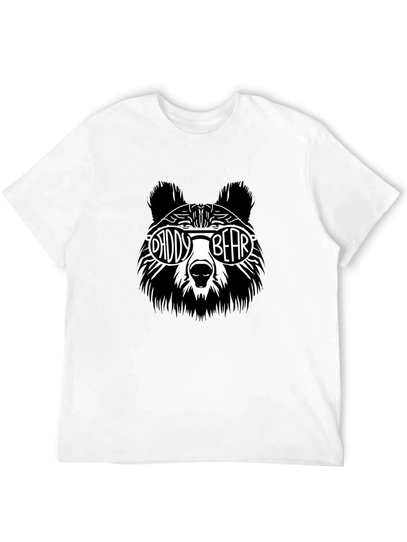 Daddy Bear Graphic T-Shirt - Black