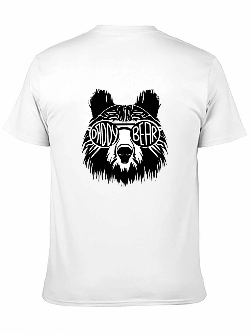 Daddy Bear Graphic T-Shirt - Black